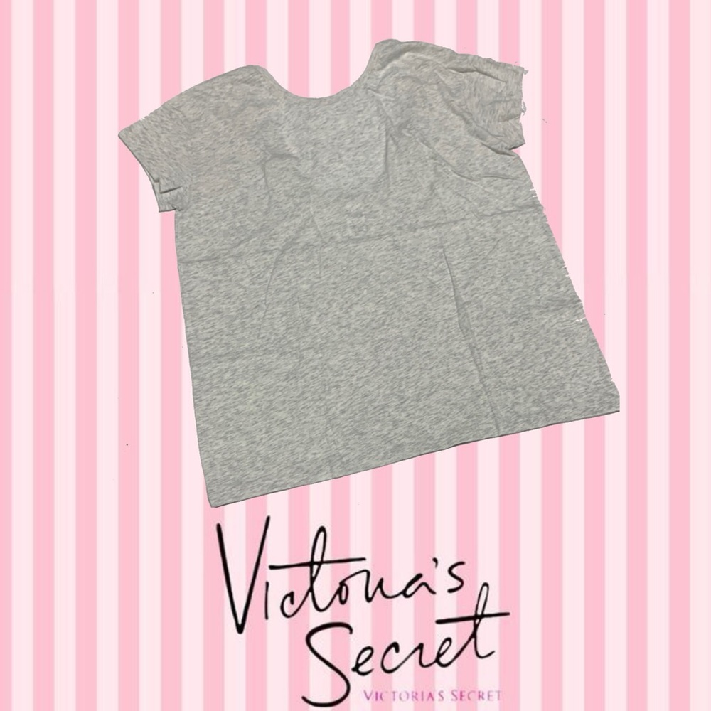 Victoria Sport - Light Gray T-Shirt with Scoop Back - 6017 - Picture 2 of 9